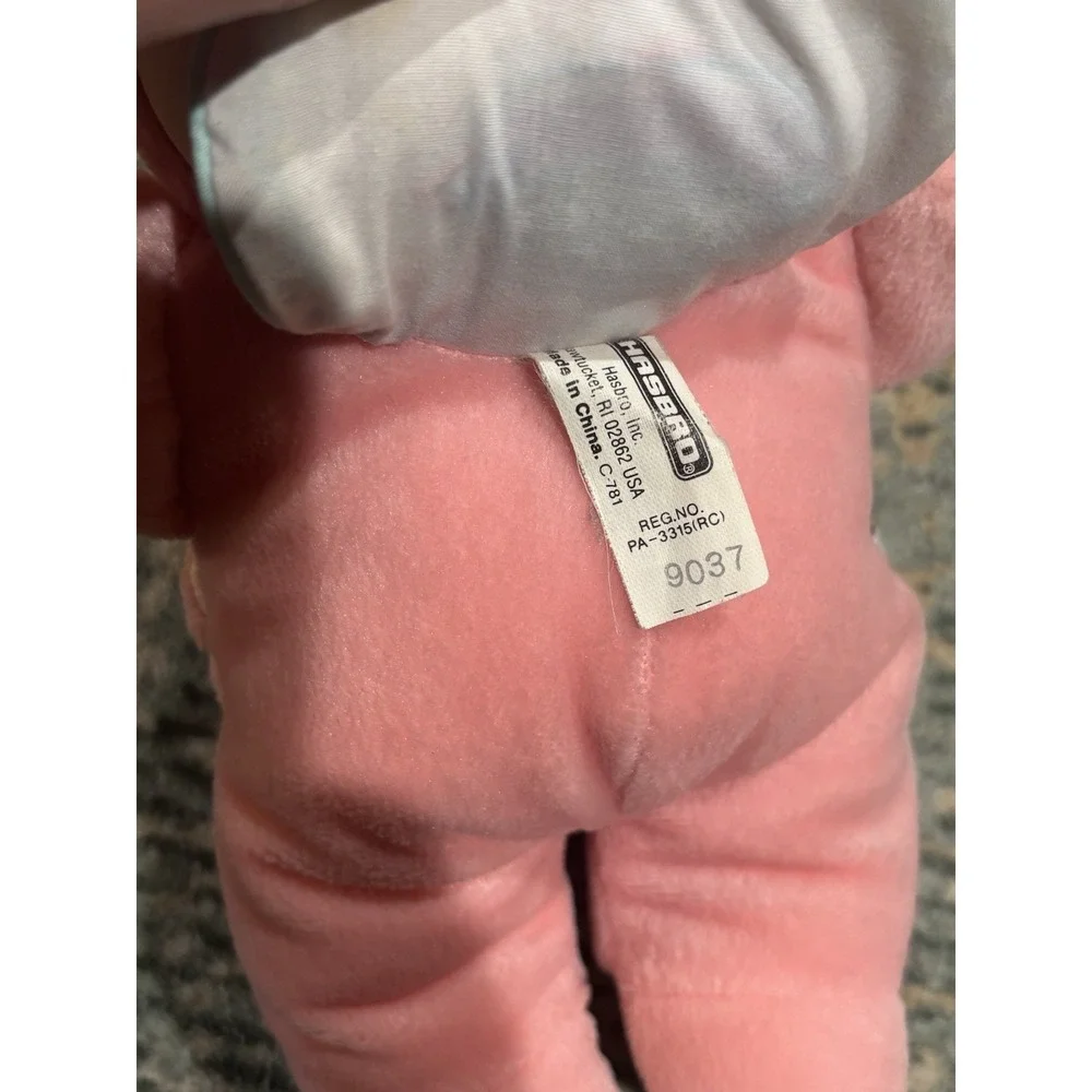 1988 Babyland Cabbage Patch Rattle Doll Xavier Roberts Pink